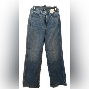 Express wide leg jeans. High rise. New with tags. 4S